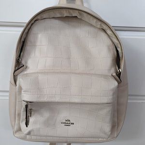 Small Coach Leather Backpack